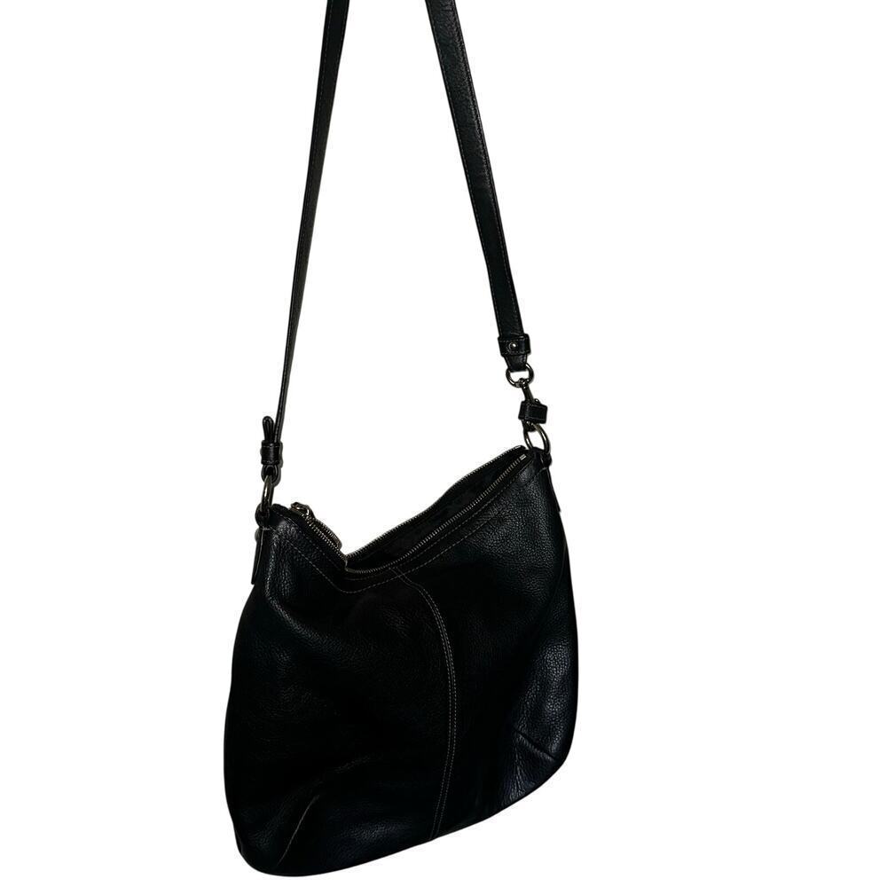 Vintage COACH Penelope Woman's Black Pebbled Genuine Leather - Picture 8 of 12